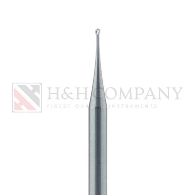 Round Operative Carbide Bur US#1/ 2, 0.6mm Ø, HP 5PK