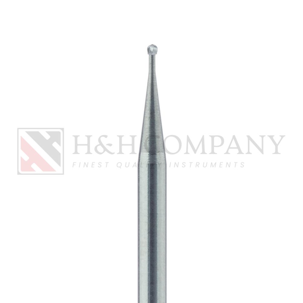 Round Operative Carbide Bur, 0.9mm Ø, HP 5PK