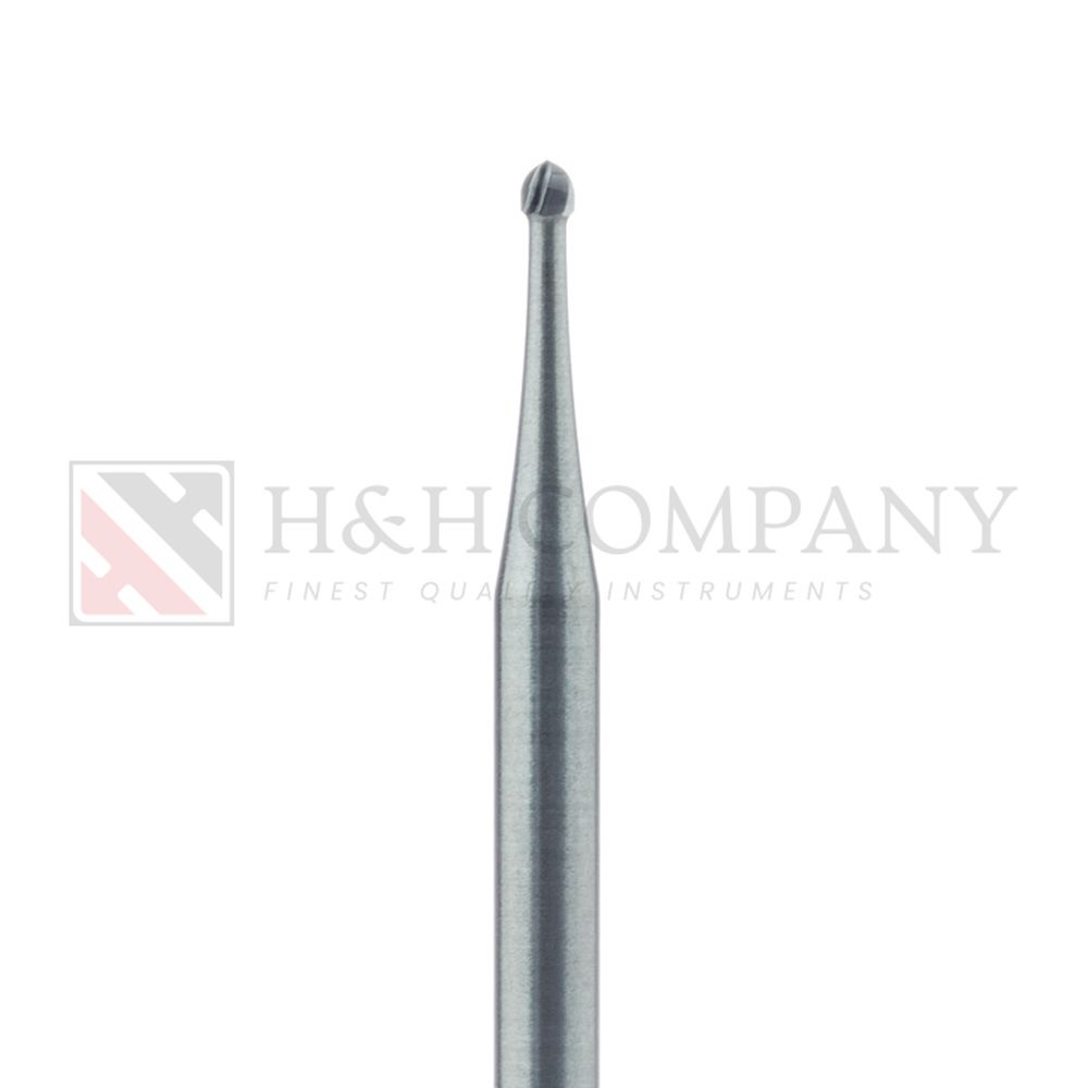 Round Operative Carbide Bur, US#3, 1.2mm Ø, HP 5PK
