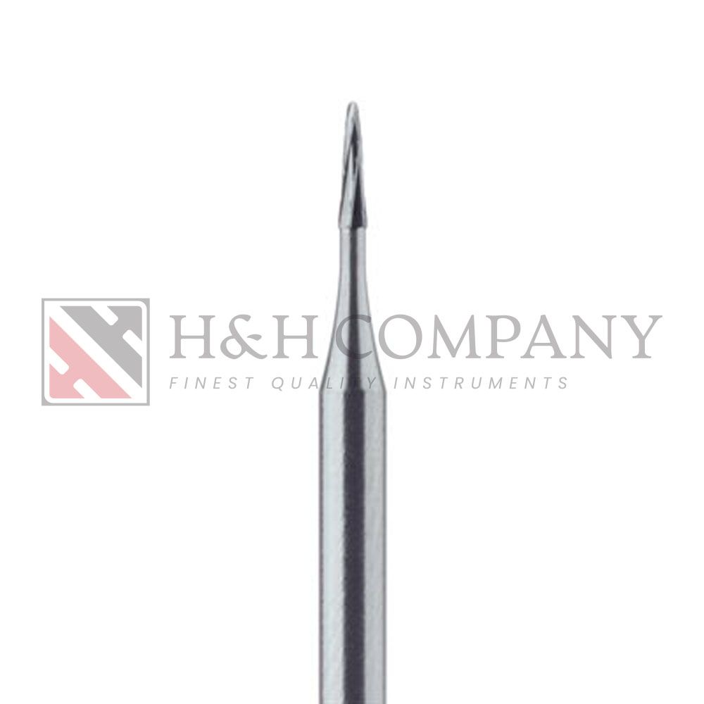 Carbide, Operative, Tapered Point, Cross Cut, 1.0mm, HP 5PK