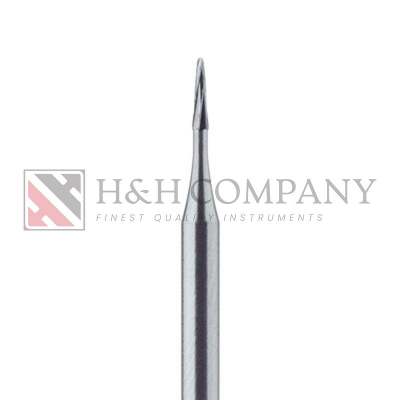 Carbide, Operative, Tapered Point, Cross Cut, 1.0mm, HP 5PK