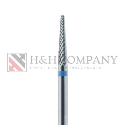 Carbide Cutter, Medium, Cross Cut, Tapered, Round End, 2.3mm, HP 1PK