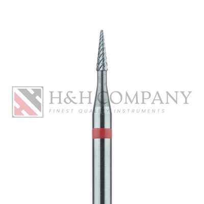 Carbide Cutter, Fine, Tapered, Round End, 1.4mm, HP 1PK