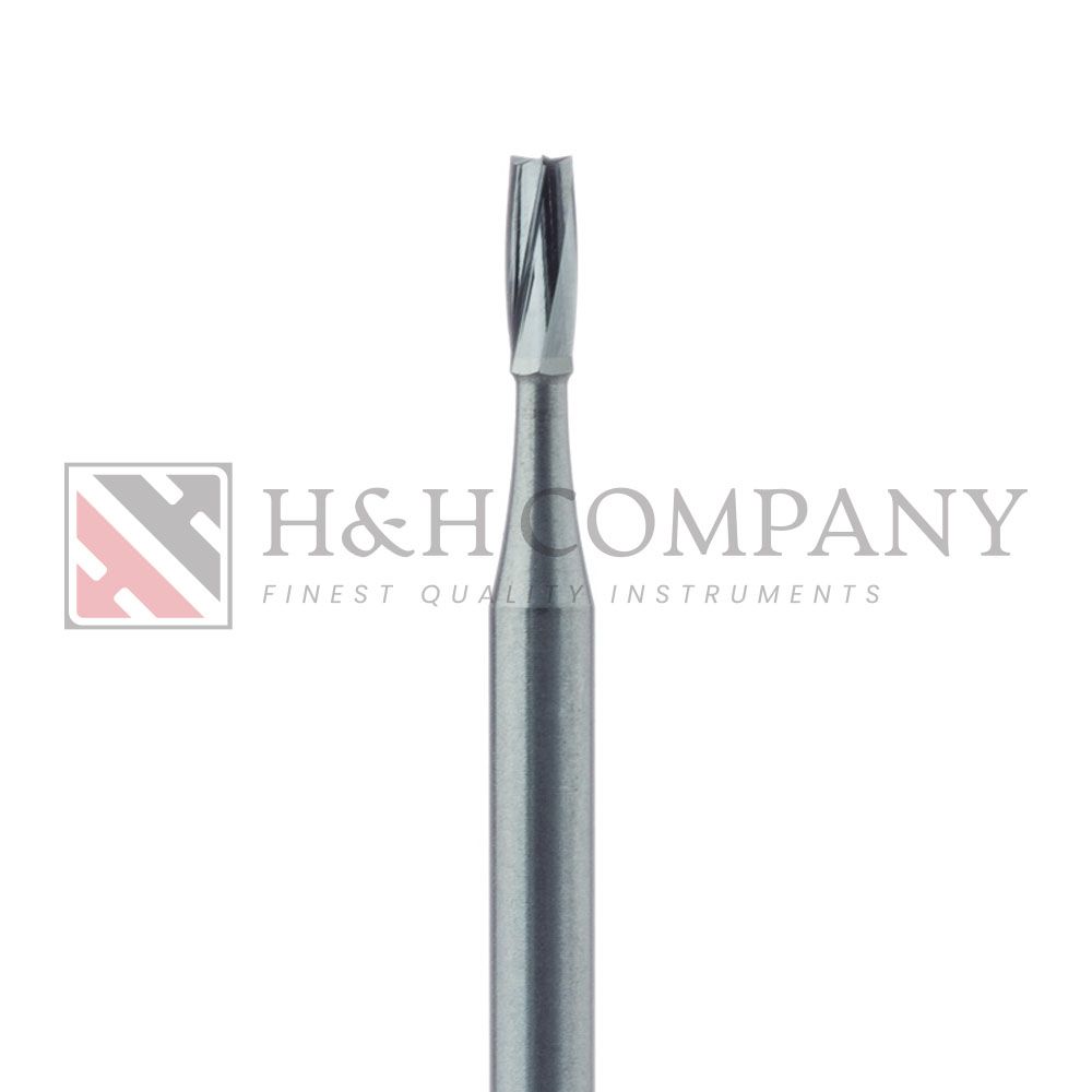 Operative Carbide Bur, Straight Fissure, US#60, 1.6mm, HP 5PK
