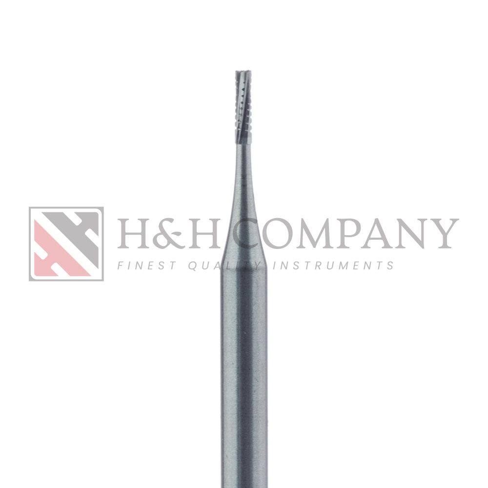 Operative Carbide Bur, Straight Cross Cut Fissure, US #555, 0.8mm, HP 5PK