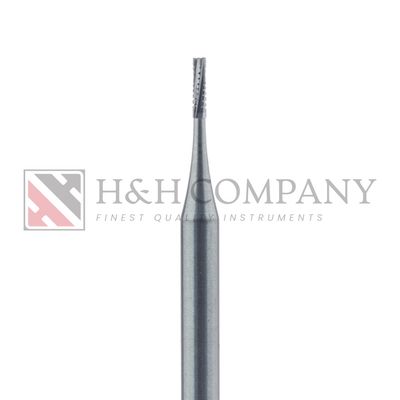 Operative Carbide Bur, Straight Cross Cut Fissure, US #555, 0.8mm, HP 5PK