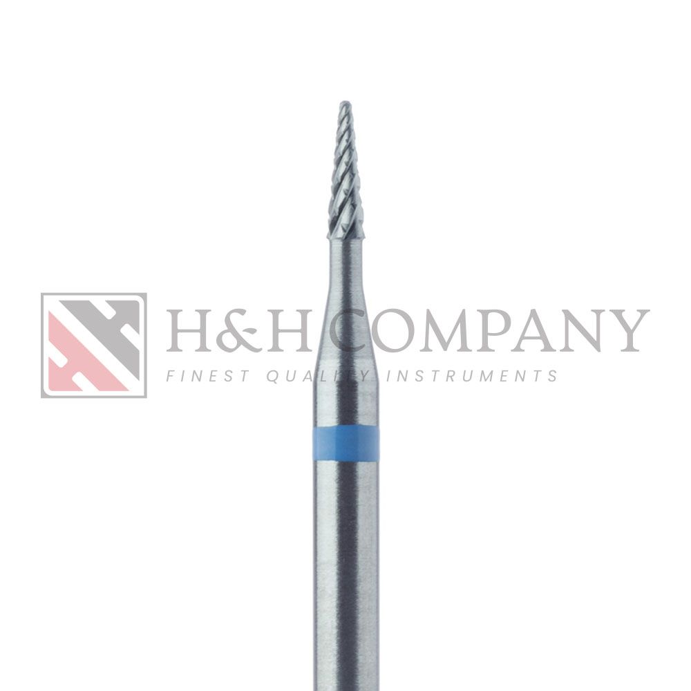 Carbide Cutter, Medium, Tapered, Round End, 1.4mm, HP 1PK