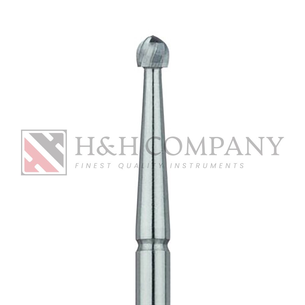 Operative Carbide Bur, Round Long Neck, 2.3mm, HP 2PK