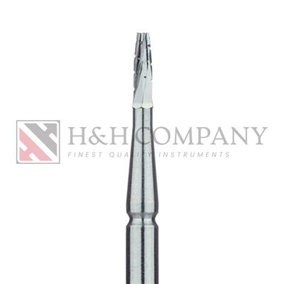 Operative Carbide Bur, Tapered Fissure, 1.6mm Ø, HP 2PK