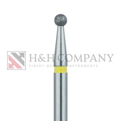 Round Diamond Bur, 2.3mm Ø, Extra Fine, HP 5PK