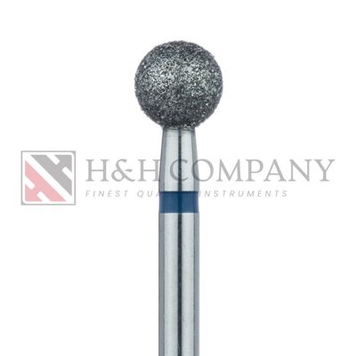 Round Diamond Bur, 5mm Ø, Medium, HP 2PK