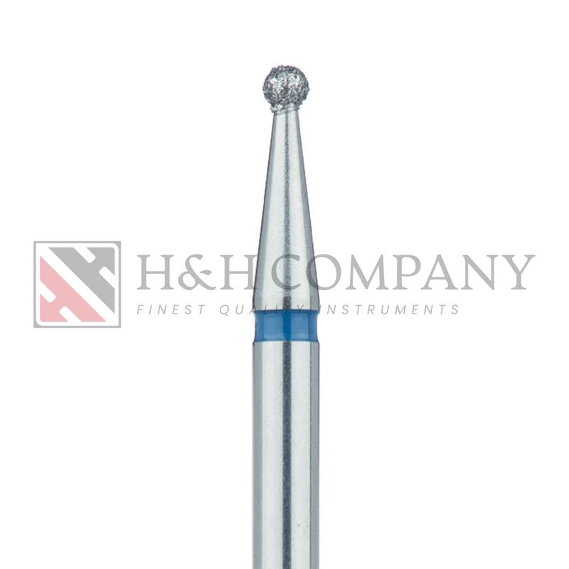 Diamond Bur, 1.6mm Ø, Medium, HP 5PK