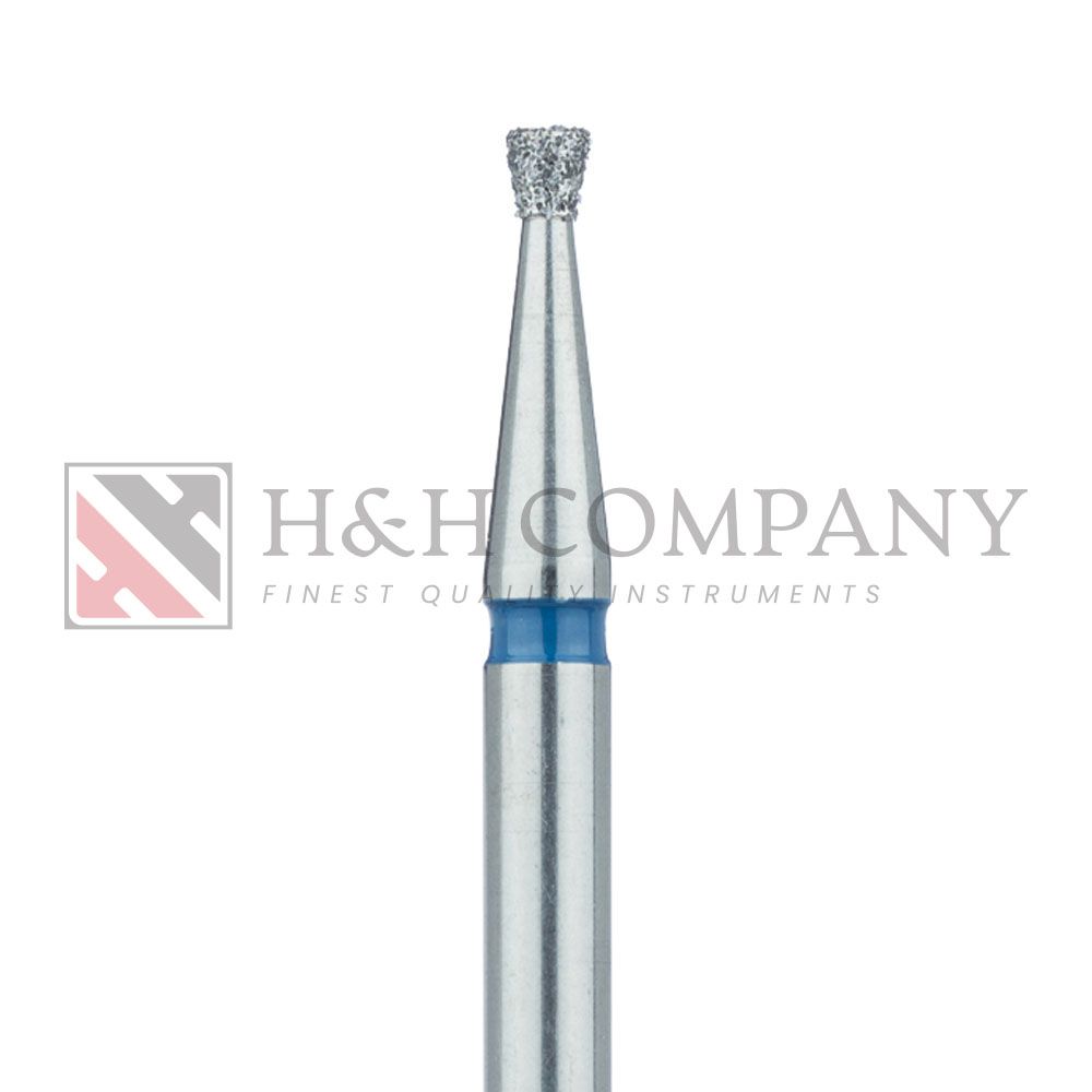 Inverted Cone Diamond Bur, 1.6mm Ø, Medium, HP 5PK