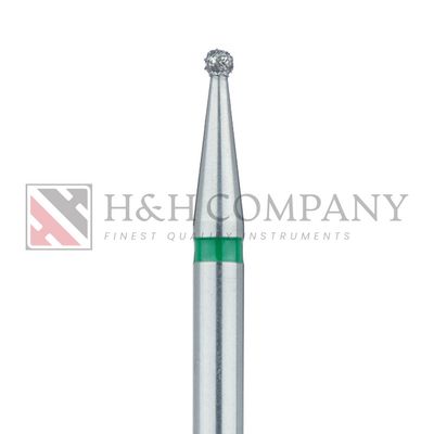 Round Diamond Bur, 1.4mm Ø, Coarse, HP 5PK