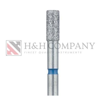 Long Cylinder Diamond Bur, 2.7mm Ø, Medium, HP 5PK