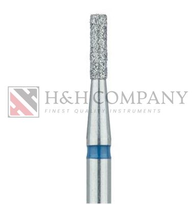 Long Cylinder Diamond Bur, 1.6mm Ø, Medium, HP 5PK