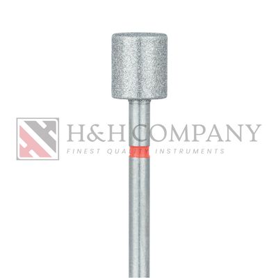 Long Cylinder Diamond Bur, 6.0mm Ø, Fine, HP 2PK