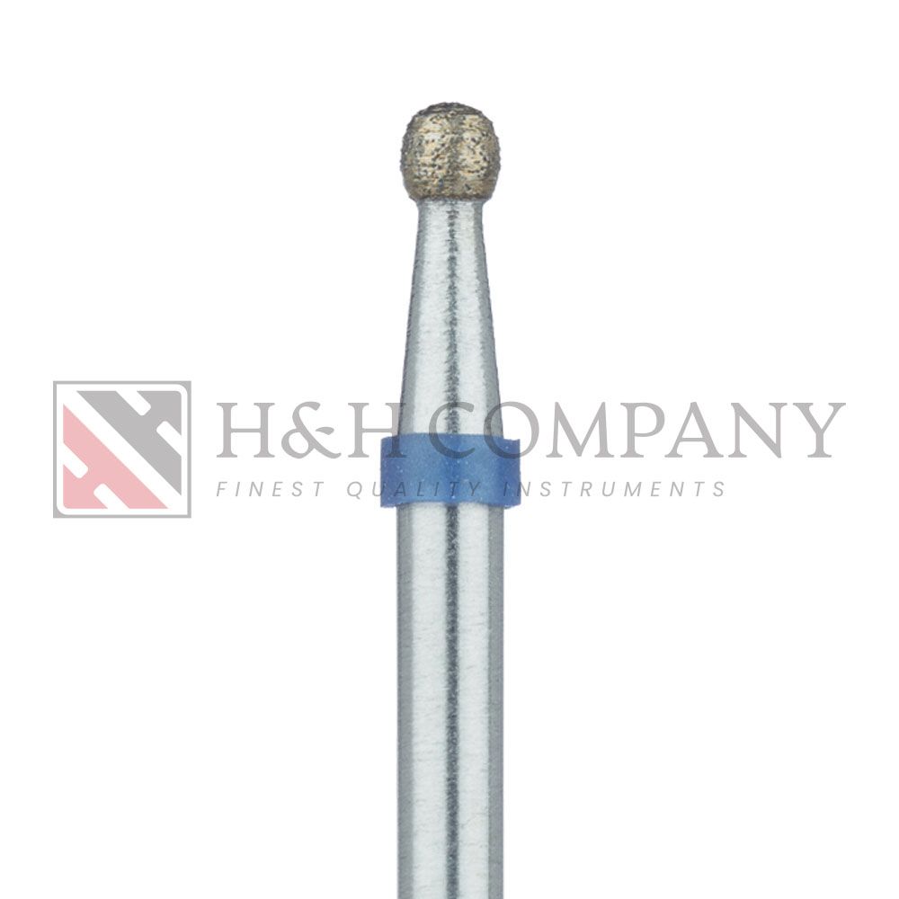 Diamond Bur, Sintered, Round, 2.1mm Ø, Medium, HP 1PK