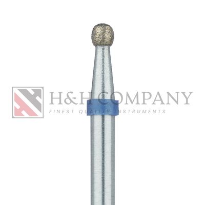 Diamond Bur, Sintered, Round, 2.1mm Ø, Medium, HP 1PK