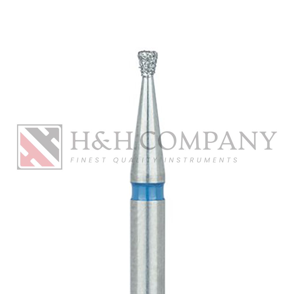 Inverted Cone Diamond Bur, 1.4mm Ø, Medium, HP 5PK