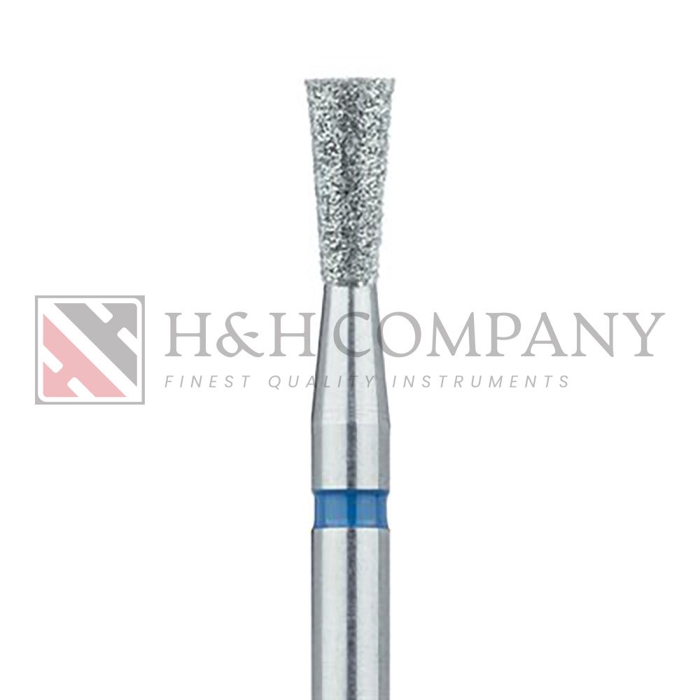 Inverted Cone Diamond Bur, 2.5mm Ø, Medium, HP 5PK