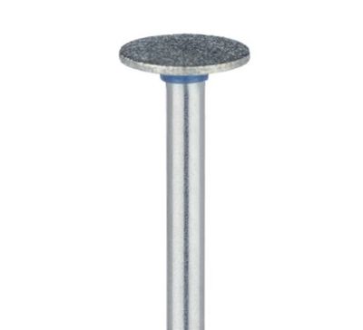 Thin Wheel Diamond Bur, Sintered, 0.8mm Ø, Medium, HP 1Pk