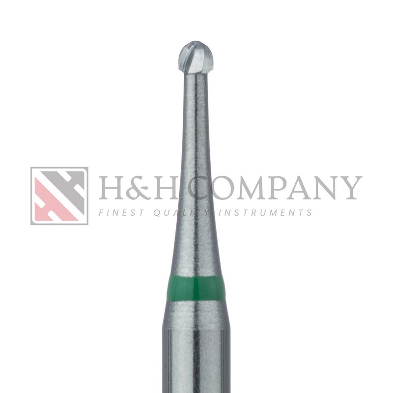 Operative Carbide Bur, Special Fluting Round, US#3S, 1.2mm Ø, RA 5PK
