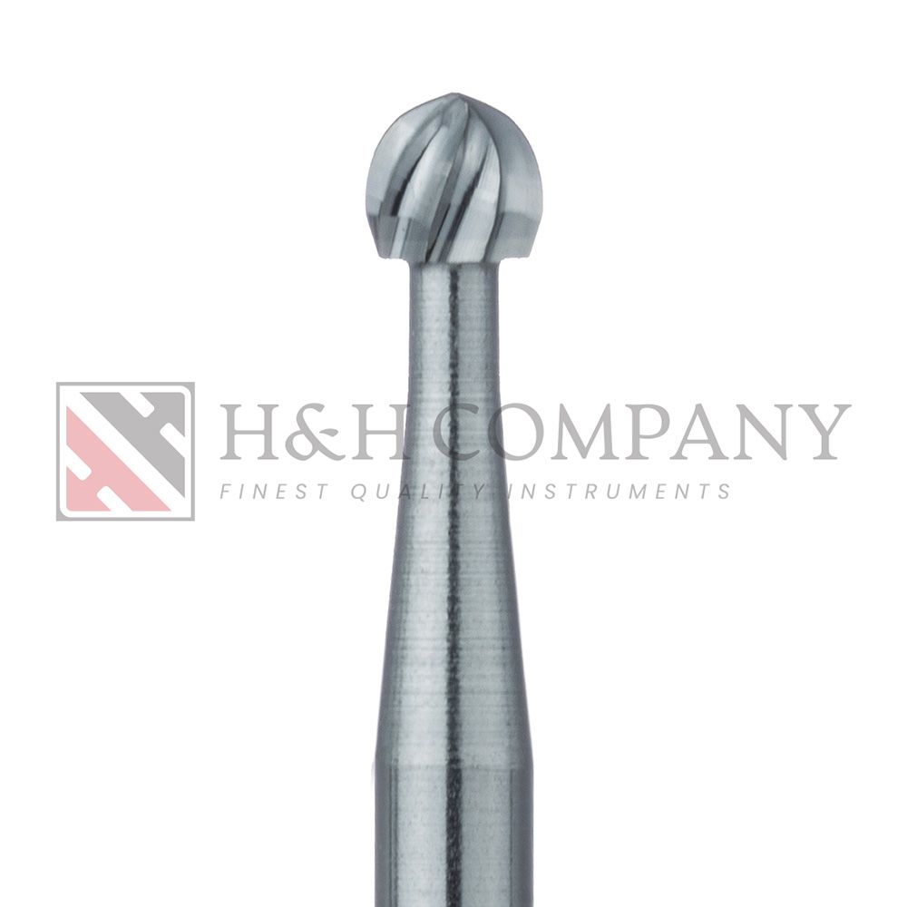 Operative Carbide Bur, Round, US#10, 2.7mm Ø, RA 5PK