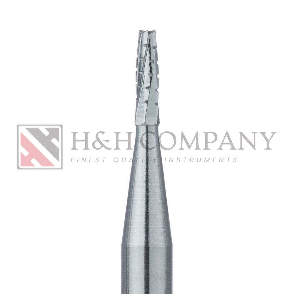 Operative Carbide Bur, Tapered Fissure Cross Cut, US#701, 1.2mm Ø, RA 5PK
