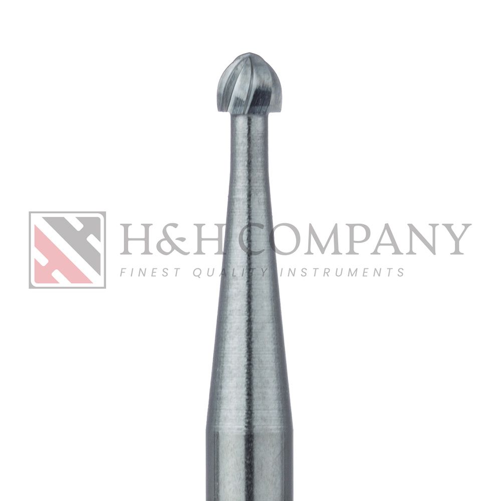 Operative Carbide Bur, Round, US#6, 1.8mm Ø, RA 5PK