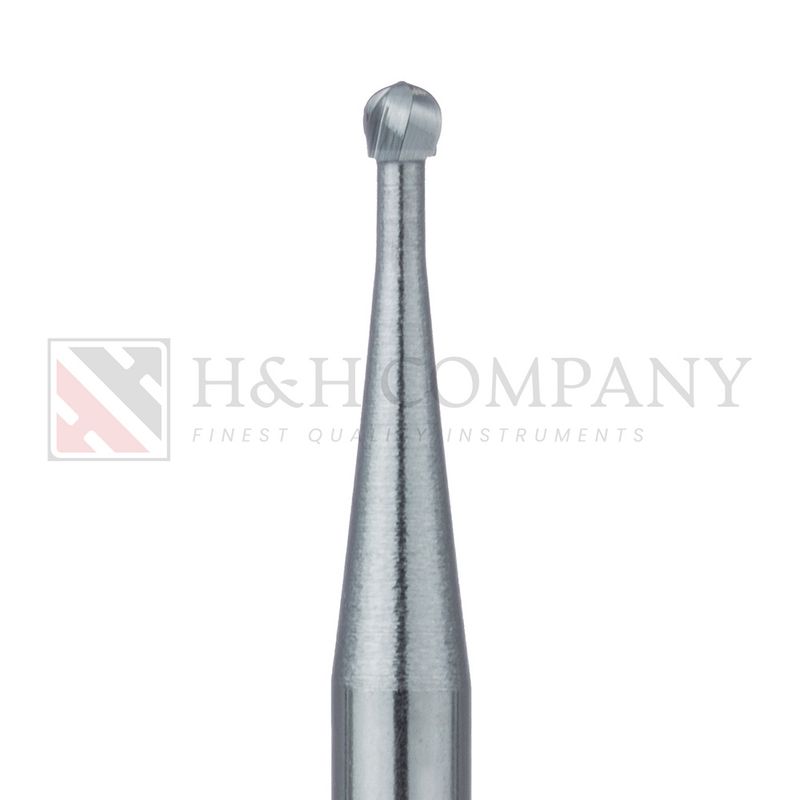 Operative Carbide Bur, Round, US#4, 1.4mm Ø, RA 5PK