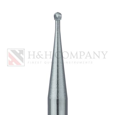 Operative Carbide Bur, Round, US#2, 1.0mm Ø, RA 5PK