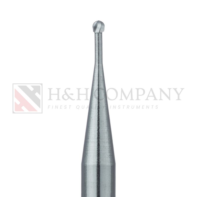 Operative Carbide Bur, Round, US#1, 0.8mm Ø, RA 5PK