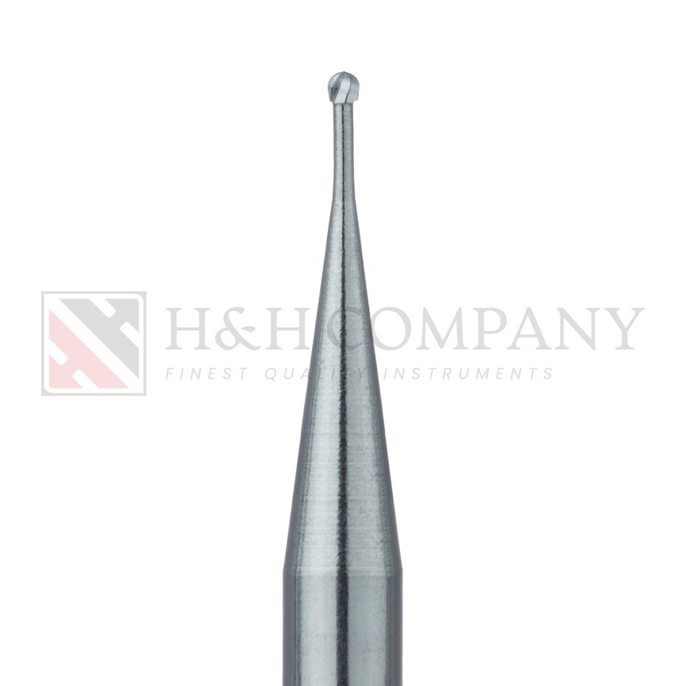 Operative Carbide Bur, Round, US#1 / 2, 0.6mm Ø, RA 5PK