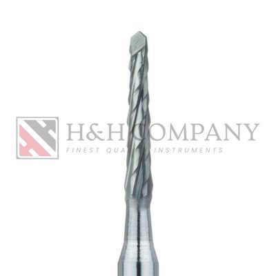 Surgical Lindemann Carbide Bur, Cross Cut, 1.6mm, Length 9.0mm Ø, RA 2PK