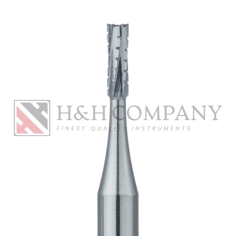 Operative Carbide Bur, Straight Cross Cut Fissure, US #558, 1.2mm Ø, RA 5PK