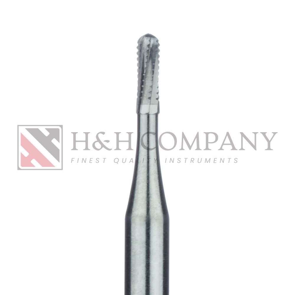 Carbide Bur Specialty, Crown Removal, Round End Cross Cut Fissure, 1.2mm Ø, RA 5PK