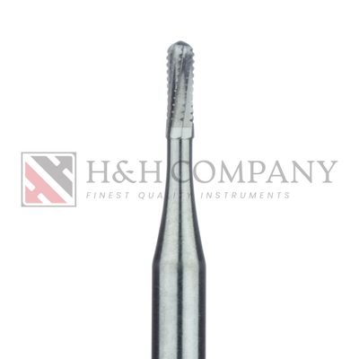Carbide Bur Specialty, Crown Removal, Round End Cross Cut Fissure, 1.2mm Ø, RA 5PK
