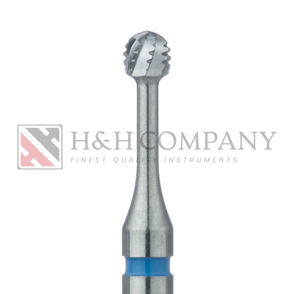 Operative Carbide Bur, Cross Cut, Round Long Neck, 2.3mm Ø, RA 5PK