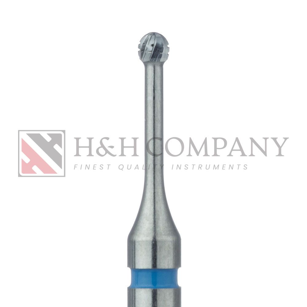Operative Carbide Bur, Cross Cut, Round Long Neck, 1.4mm Ø, RA 5PK