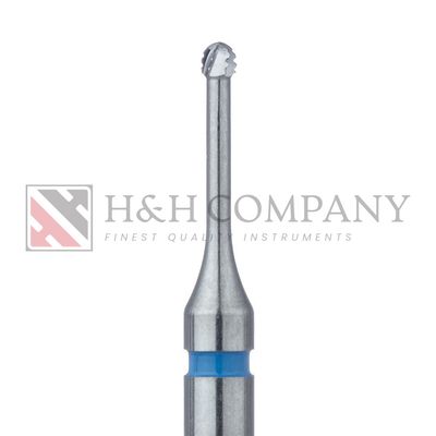 Operative Carbide Bur, Cross Cut, Round Long Neck, 1.2mm Ø, RA 5PK
