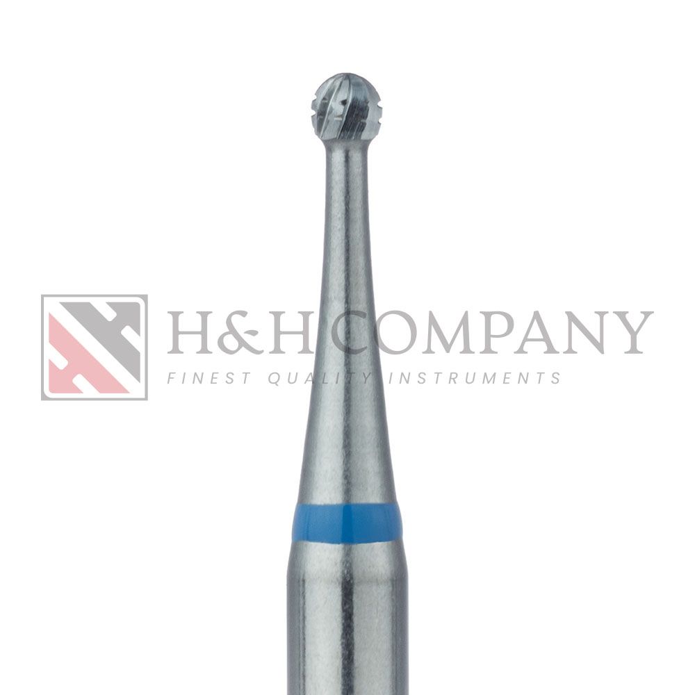 Operative Carbide Bur, Cross Cut, Round, 1.4mm Ø, RA 5PK