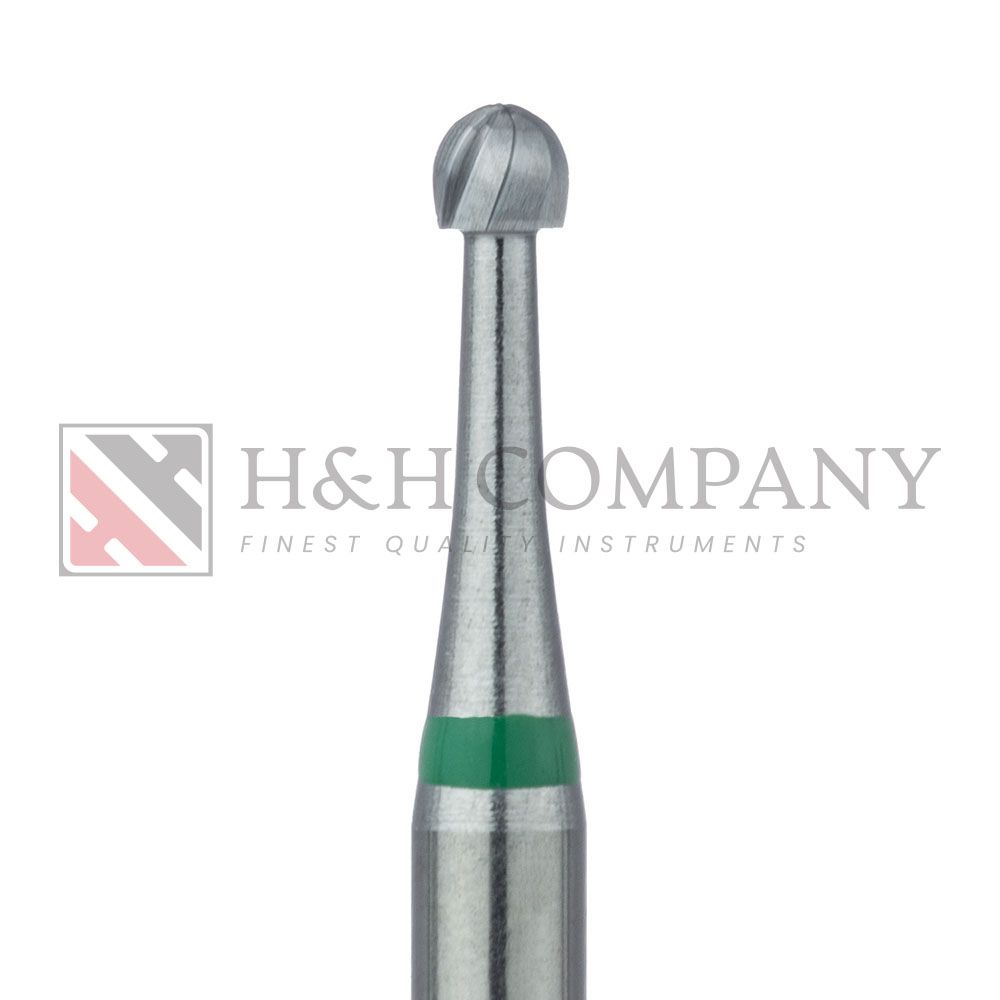 Operative Carbide Bur, Special Fluting Round, US#6S, 1.8mm Ø, RA 5PK