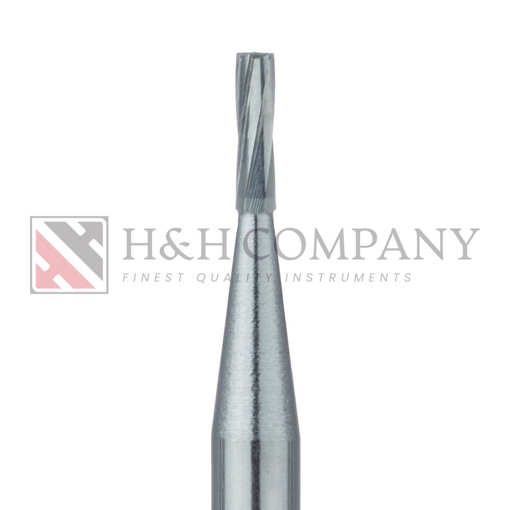 Operative Carbide Bur, Straight Fissure, US#57, 1.0mm Ø, RA 5PK