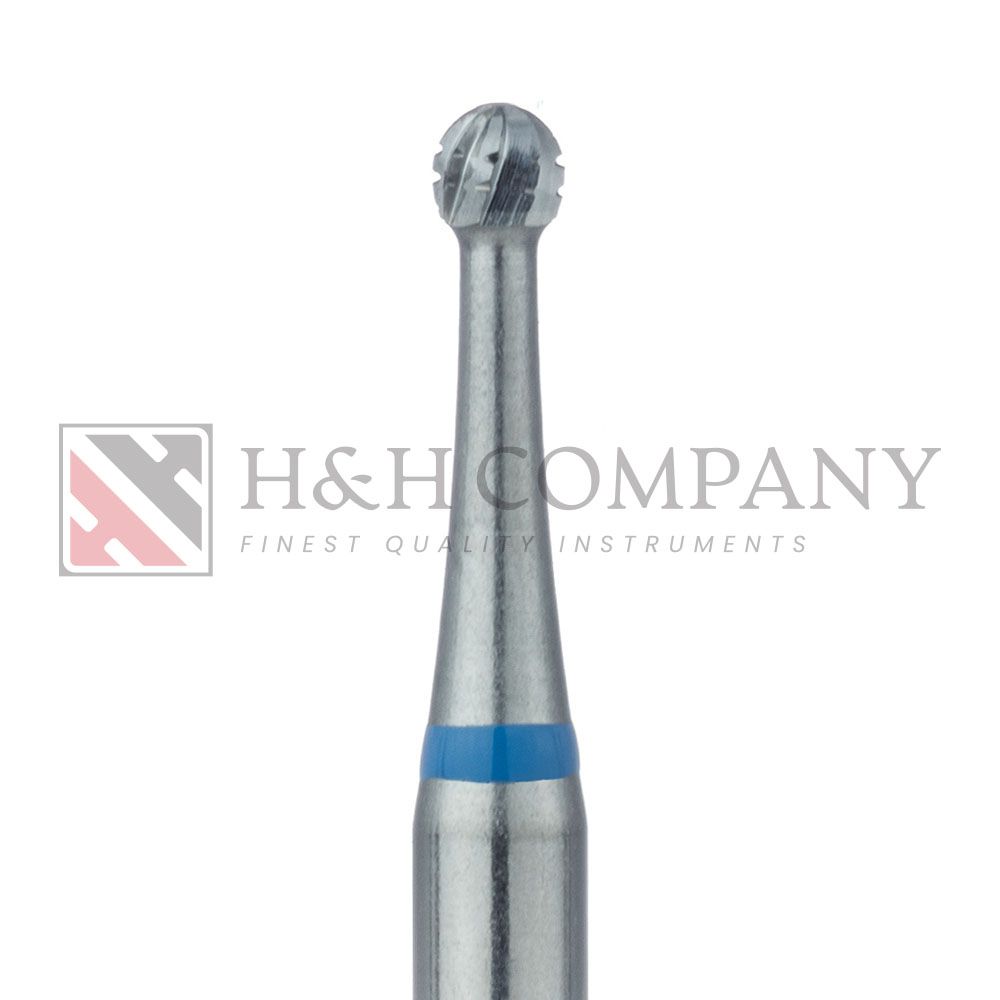 Operative Carbide Bur, Cross Cut, Round, 1.8mm Ø, RA 5PK
