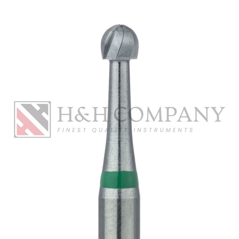 Operative Carbide Bur, Special Fluting Round, US#7S, 2.1mm Ø, RA 5PK