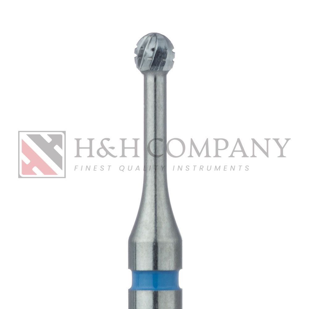 Operative Carbide Bur, Cross Cut, Round Long Neck, 1.8mm Ø, RA 5PK