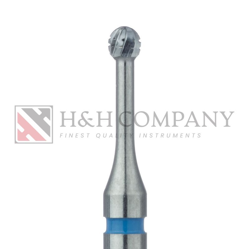 Operative Carbide Bur, Cross Cut, Round Long Neck, 1.8mm Ø, RA 5PK