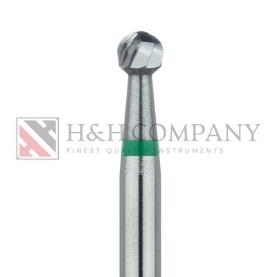 Operative Carbide Bur, Special Fluting Round, US#10S, 2.7mm Ø, RA 5PK