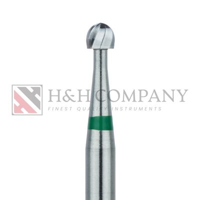 Operative Carbide Bur, Special Fluting Round, US#8S, 2.3mm Ø, RA 5PK
